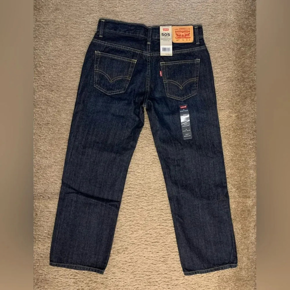 LEVI’S 505 Regular Midnight Adjustable Waistband Straight Leg‎ - Picture 3 of 7